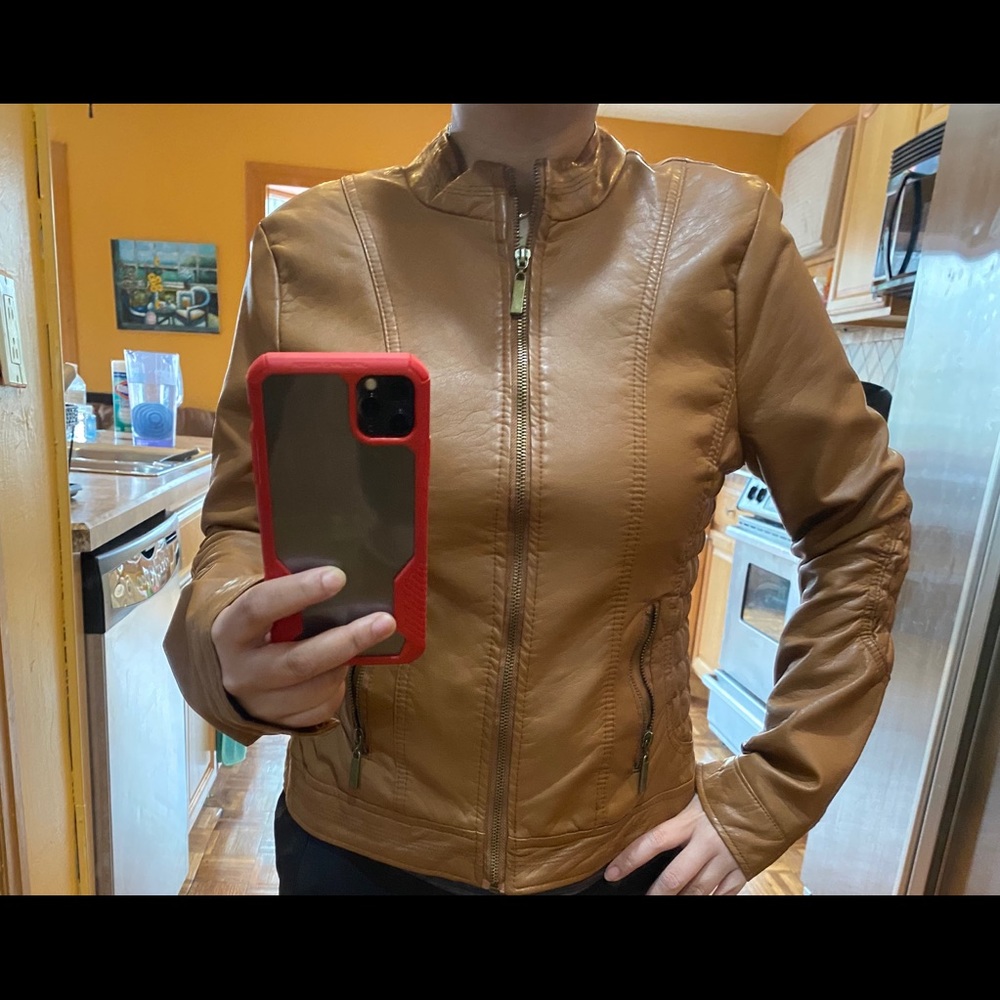 Leather jacket